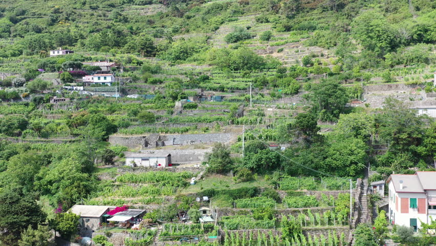 Corniglia, a small village in the Cinque Terre in Liguria, Italy.
