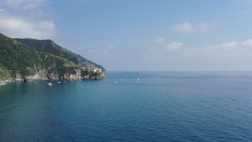 Corniglia, a small village in the Cinque Terre in Liguria, Italy.

