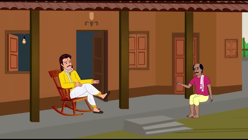 village man talking to king
