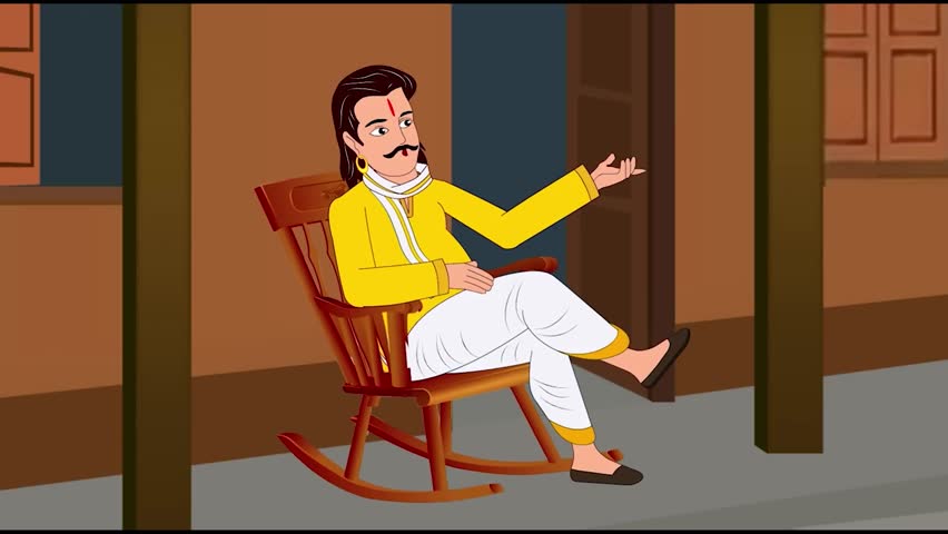 Man Sitting on a Chair and Talking

