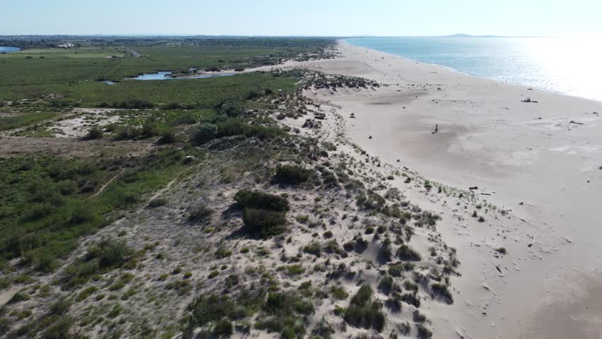 Vues de Valras-Plage nature sauvage