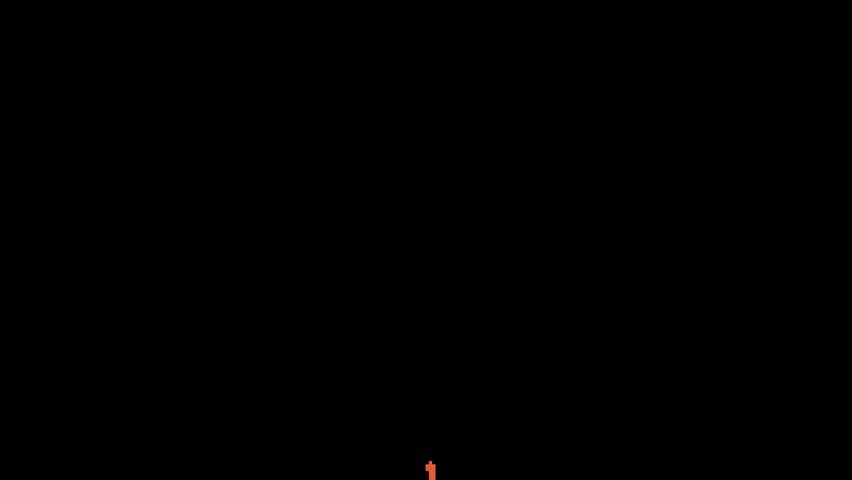 Firework pixel hand drawn animation transparent on background	