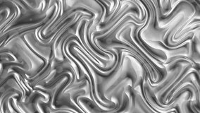 Abstract Liquid Metal Motion Background with Flowing Silver Chrome Surface and Smooth Morphing Metallic Waves, Futuristic Reflective Material Animation Featuring Dynamic Fluid Steel Texture Creating Elegant Modern Technology Visual Loop for Sci Fi Design Motion Graphics Presentation Backdrop and Digital Luxury Background - Powered by Shutterstock - Get 15% off with code: PIKWIZARD15