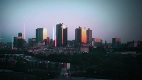 Futuristic Smart City Skyline with Advanced 5G Wireless Network Connectivity and Digital Communication Technology Concept - Powered by Shutterstock - Get 15% off with code: PIKWIZARD15