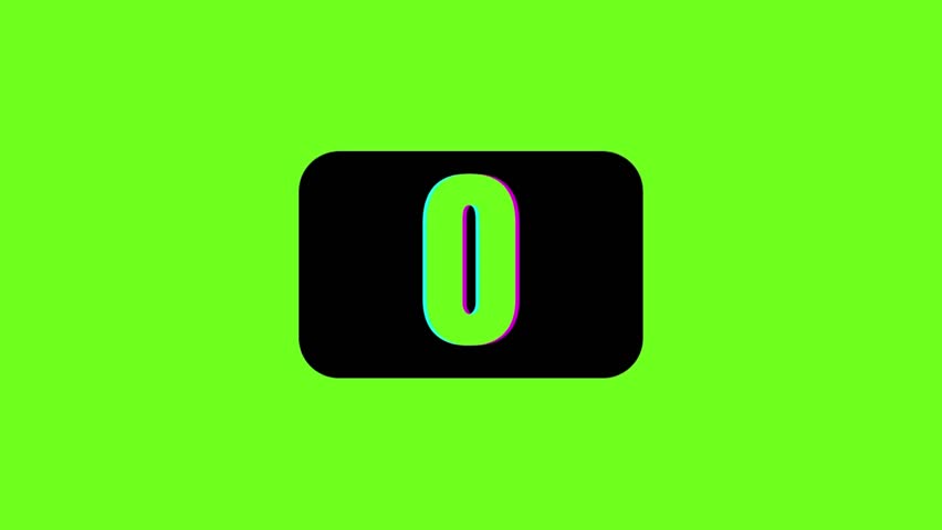 Countdown 0 to 30 Animation, Timer Icon, Count the Number, Counts Digits, Amazing Countdown Time, Green Screen Background, Modern Countdown Video, Unique Countdown Unique Art Work