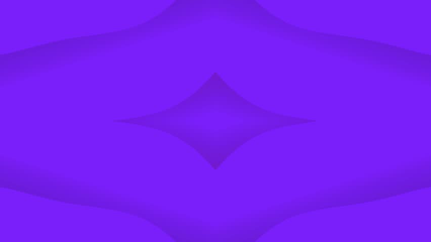 A symmetrical, abstract pattern features a central diamond shape with soft, flowing lines against a vibrant purple Abtract Background.   