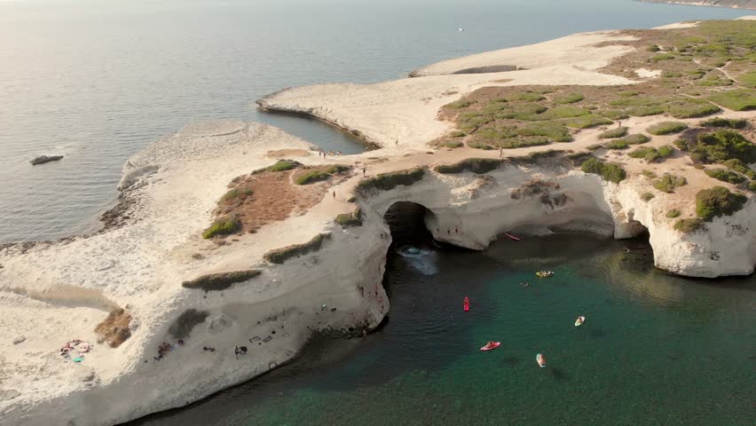 Aerial: circular shot of s