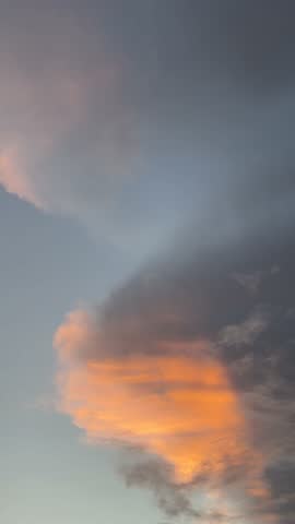 Florida — intriguing clouds taking shape in the sky at sunset.