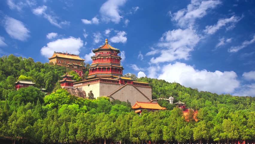 The Imperial Summer palace in Beijing, china The Summer Palace in Beijing,China.It was a royal garden in the Qing Dynasty.Time lapse.