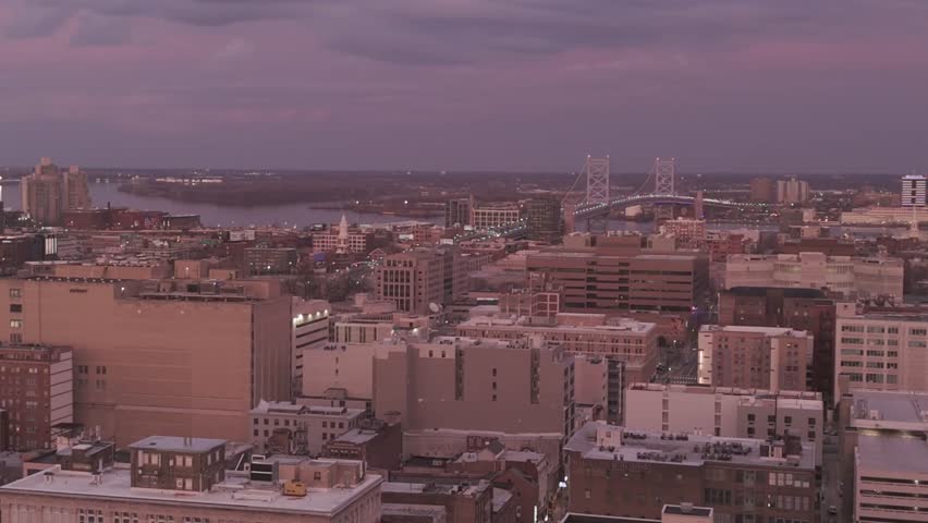 Philadelphia Pennsylvania aerial drone footage