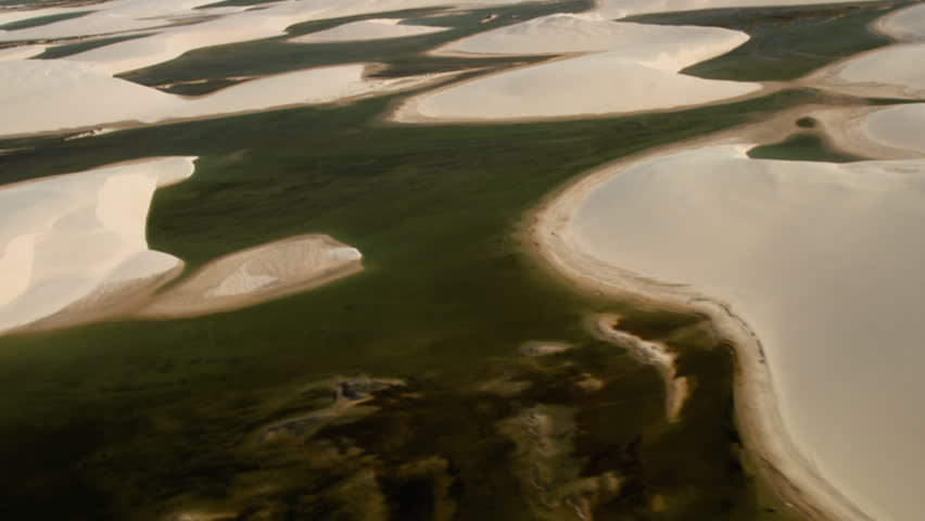 flight over sand dunes Brasil
