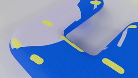 word Fun blow bubble 3D text, happy colors children party shopping advertisement 3D word balloon animation. 3D Illustration - Powered by Shutterstock - Get 15% off with code: PIKWIZARD15