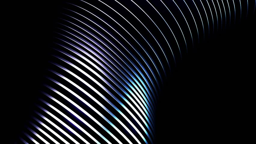 Abstract Metallic Line Wave Tunnel Background Animation