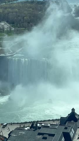 View of Niagara Falls from above