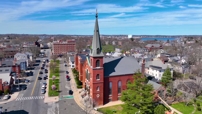 Immaculate Conception Church - Mary, Queen of the Apostles Parish on 15 Hawthorne Blvd, Salem, Massachusetts MA, USA.