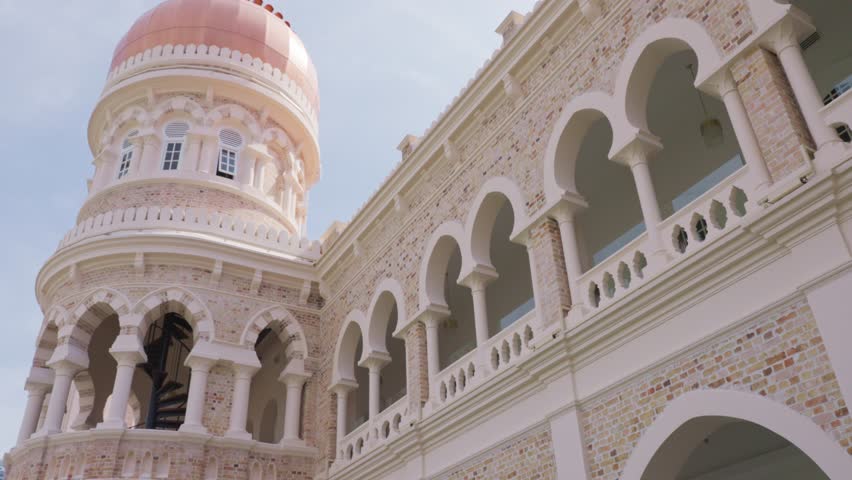 Architectural View of the Historic Sultan Abdul Samad Building in Kuala Lumpur, Malaysia