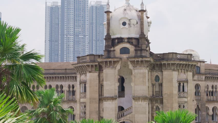 Exterior View of the Historic Keretapi Tanah Melayu Administration Building in Kuala Lumpur, Malaysia