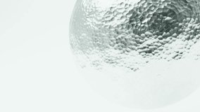 Rotating Chrome Geometry Abstract Loop on White Background 4K - Powered by Shutterstock - Get 15% off with code: PIKWIZARD15