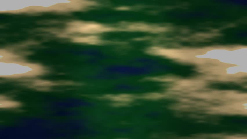 Cloud patterns over a forest on a summer day
