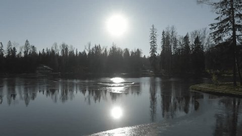 Forward Glide Just above Calm Pond