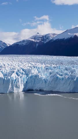 Los Glaciares National Park at El Calafate at Patagonia Argentina. Stunning landscape of iceberg in Patagonia. Perito Moreno Glacial. Patagonia landscape. Travel destination of El Calafate Argentina