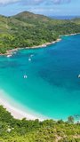 Anse Lazio At Praslin Island In Victoria Seychelles. Indian Ocean Beach. Africa Background. Praslin Island At Victoria. Tourism Landscape. Nature Seascape. Outdoors Travel. - Powered by Shutterstock - Get 15% off with code: PIKWIZARD15