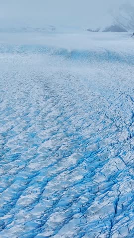 Perito Moreno Glacier At El Calafate In Santa Cruz Argentina. Stunning Landscape. Los Glaciares National Park. Iceberg Background. Perito Moreno Glacier At El Calafate In Santa Cruz Argentina.
