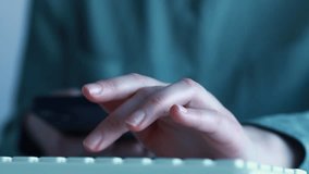 Person using computer with digital globe and data graphics in a modern workspace during daytime. - Powered by Shutterstock - Get 15% off with code: PIKWIZARD15