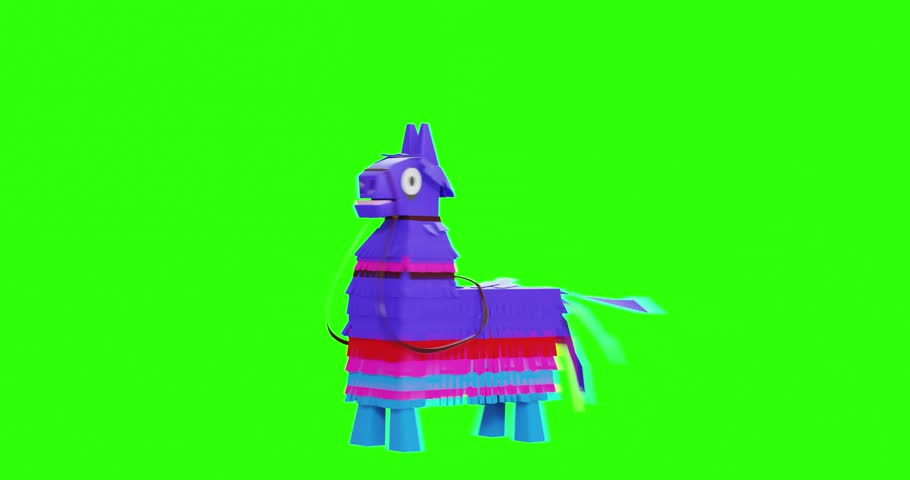 Viva Mexico concept candy toy on green monochrome. 3d render video. 