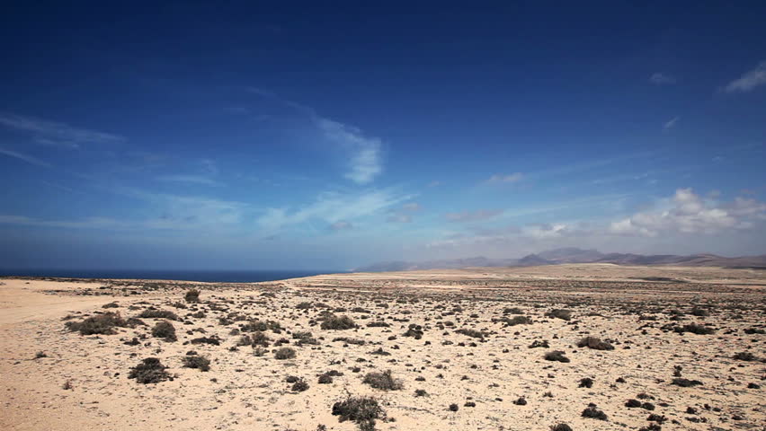 Desert in the Canary Islands