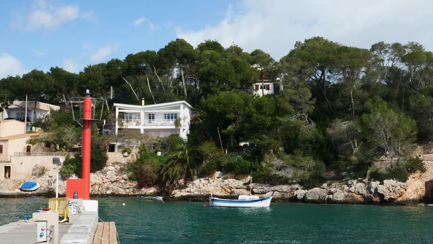 Entrance to the Cala Figuera marina. Mallorca, Spain.