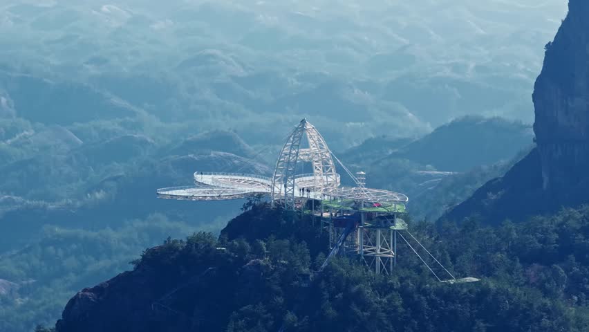 hunan China yueyang Shiniuzhai Scenic Resort