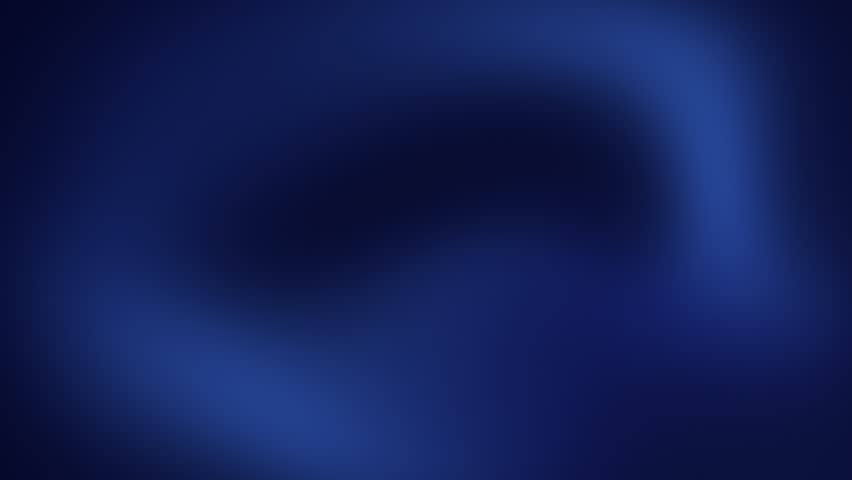 Deep navy blue gradient background with soft radial vignette and smooth dark center fade. Minimal abstract backdrop with subtle light diffusion elegant modern tone. Seamless 4K 60fps loop animation.