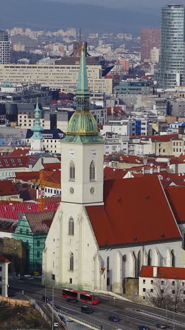 Aerial view of St. Martin
