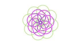 Neon Mandala, Loops.
a vibrant, lime-green radial array of interlocking geometric paths and pulsing pink circles. Loops. The fluid, synchronized movement creates a hypnotic, modern mandala effect, making it an ideal choice for club visuals, futuristic user interfaces, or dynamic title backgrounds. - Powered by Shutterstock - Get 15% off with code: PIKWIZARD15