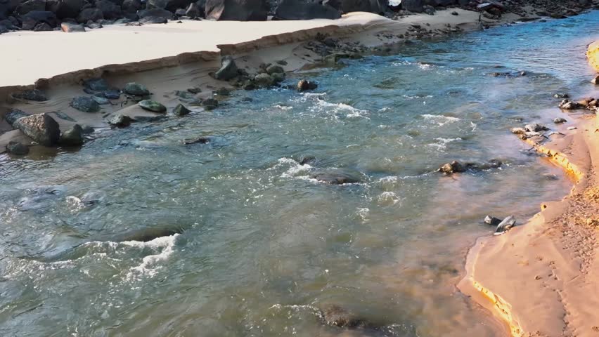 The river