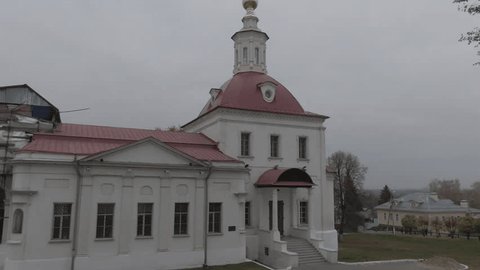 Vertical Drone Takeoff Opposite Kolomna Chapel D Log