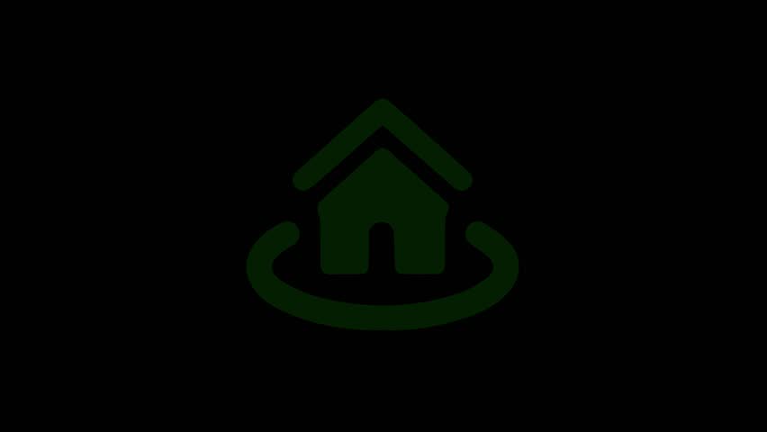 Neon Home Refresh System and Connected Living Hub saber animation on black background