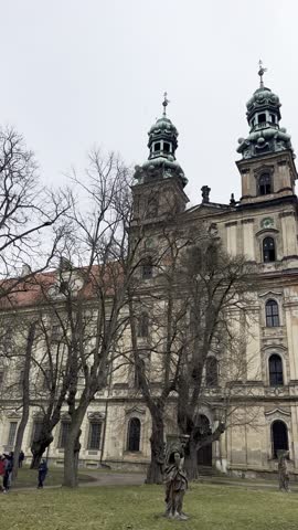 Historical monastery buildings in Poland. Cistercian Abbey in Lubiaz