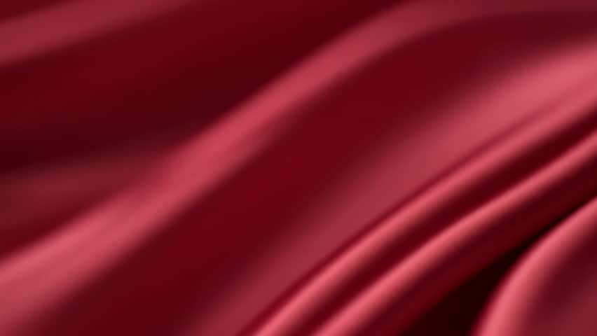 Smooth red silk fabric texture background