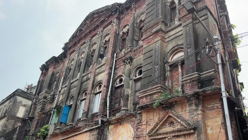 Old buildings belonging to the Zamindar in Kolkata, India