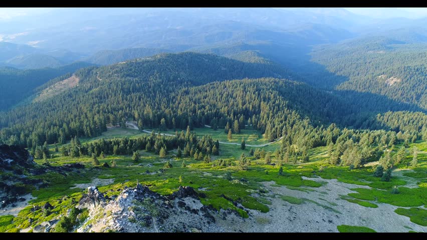 Mt Ashland in Southern Oregon - Drone