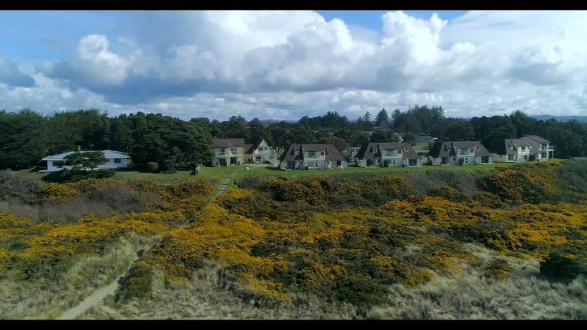 Beach Houses in Bandon, OR - Drone
