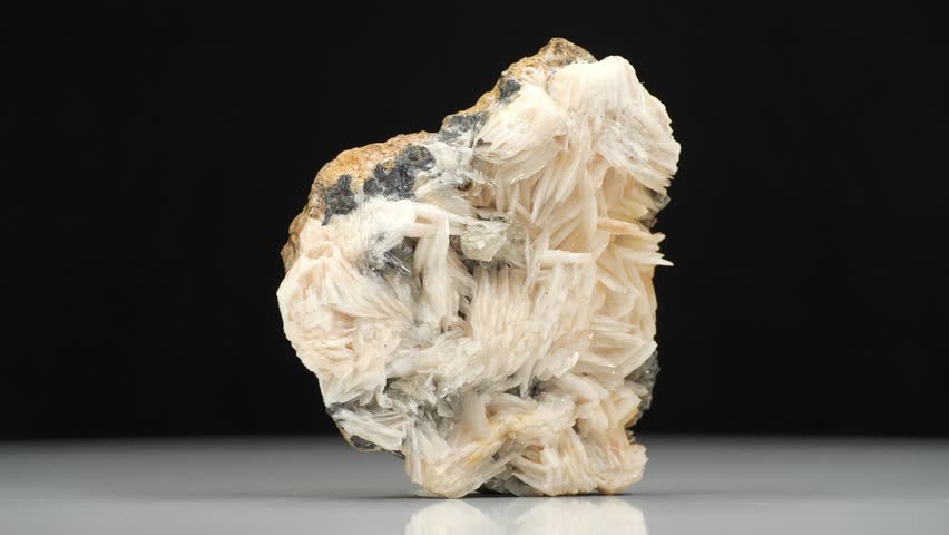 Baryte or barite - mineral consisting of barium sulfate. Baryte is generally white or colorless, and is main source of element barium