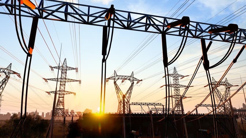 Substations and high-voltage signal tower facilities