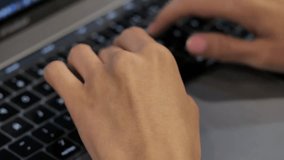 close up hands typing on keyboard laptop computer - Powered by Shutterstock - Get 15% off with code: PIKWIZARD15