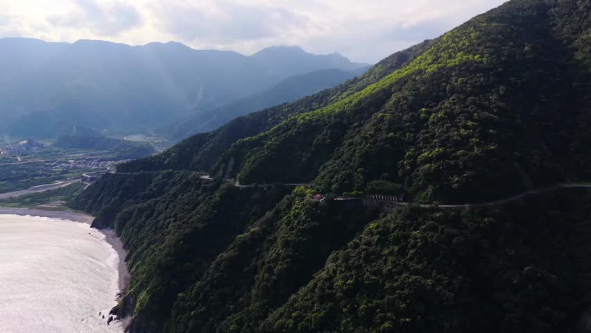 The scenery of the bay along Taiwan