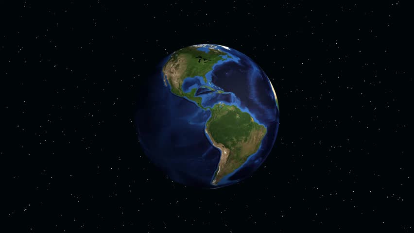 Digital animation zooms from deep space into Australia, highlighting Katherine with a location pin