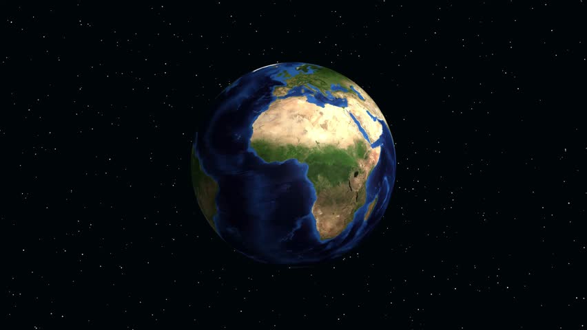 Earth rotates and zooms from space to North America, highlighting Cheyenne Wyoming with data
