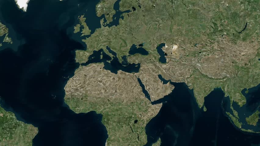 Ottoman Empire Expansion Map Boundaries Animation. Middle East Arab Geography 4K
